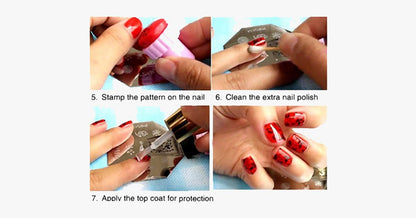Skorter | 81 Designs Nail Art Stencil Set