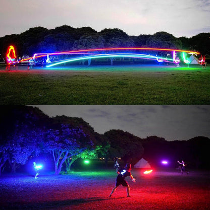 Skorter | STARSPIN – LED Light-Up Frisbee for Nighttime Outdoor Play