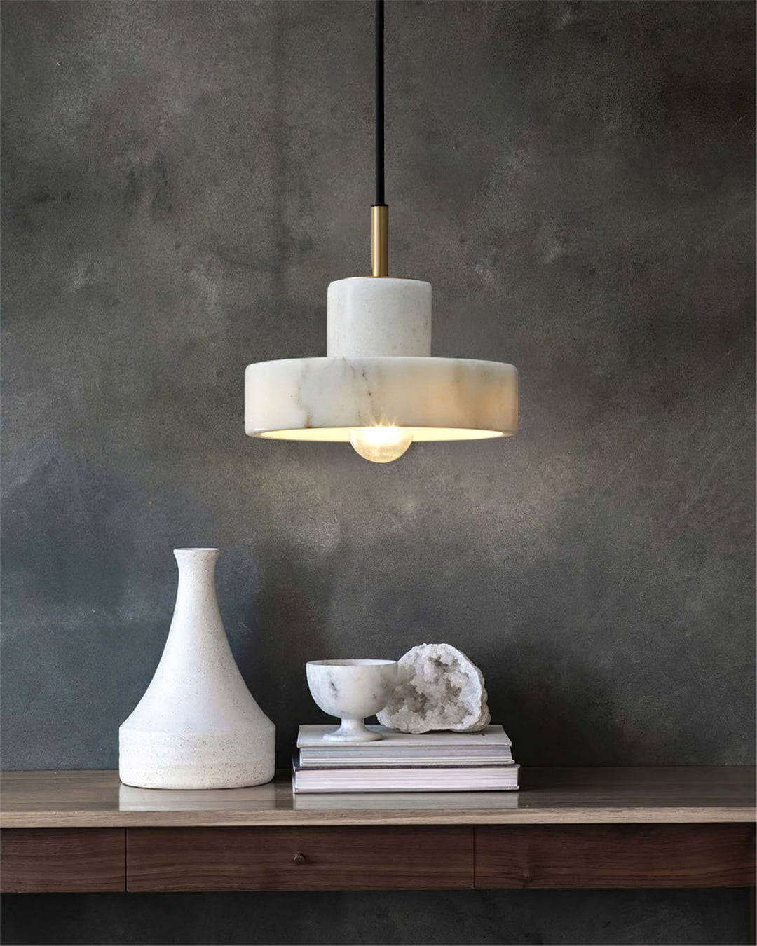 Stone Pendant Lamp - SKØRTER