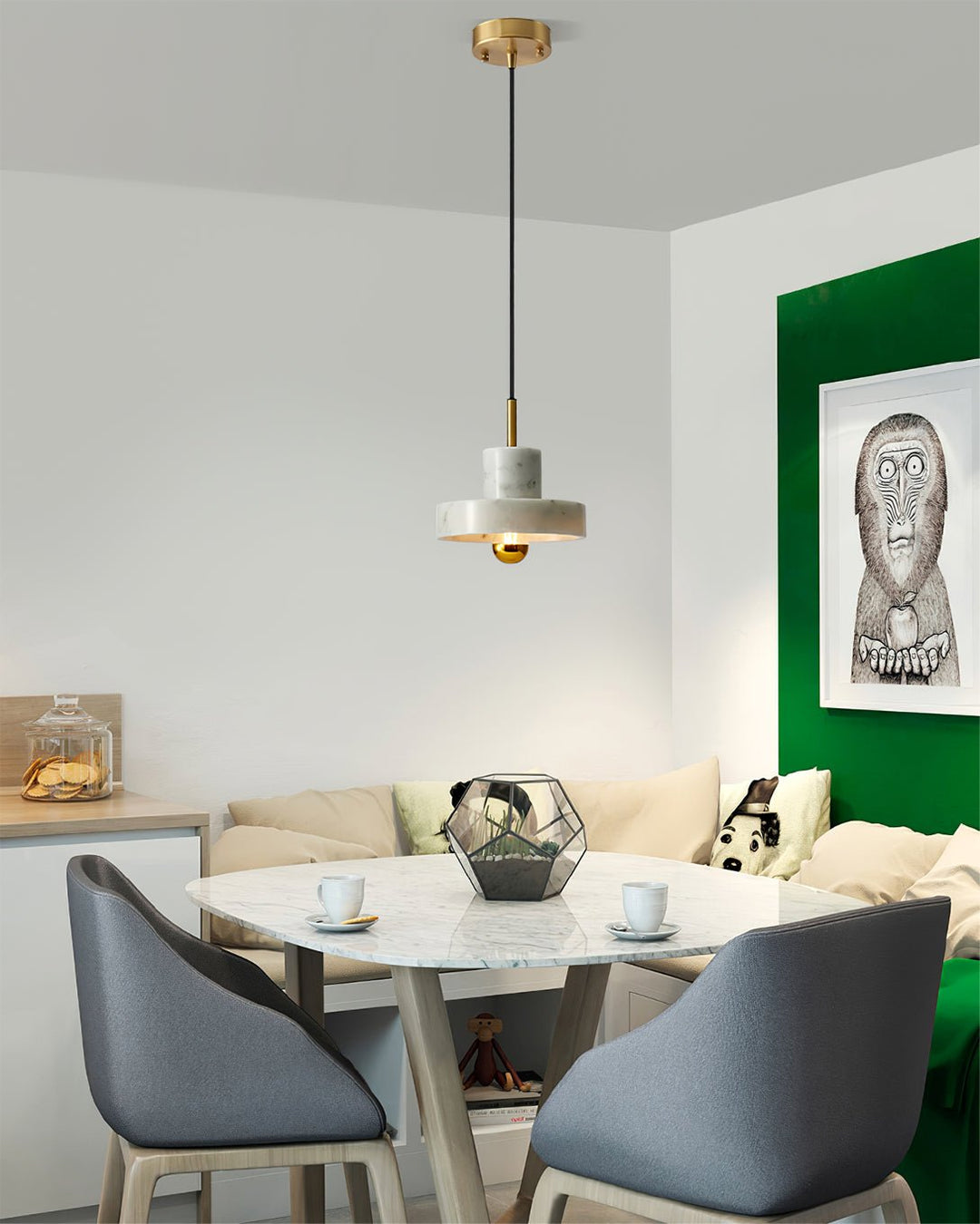 Stone Pendant Lamp - SKØRTER