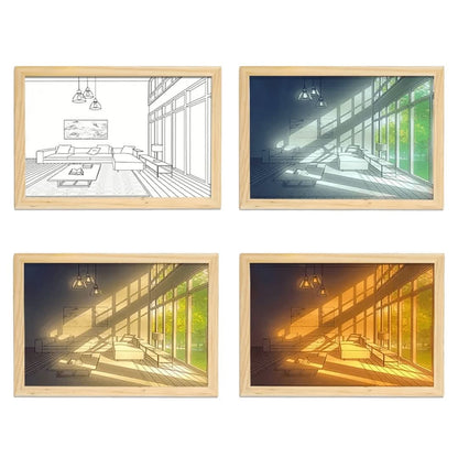 Skorter | Studio-Scene | Glowing Painting