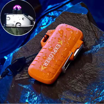 Skorter | Electric Double Arc Lighter | Rechargeable, Windproof & Ideal for Camping and Outdoor Adventures