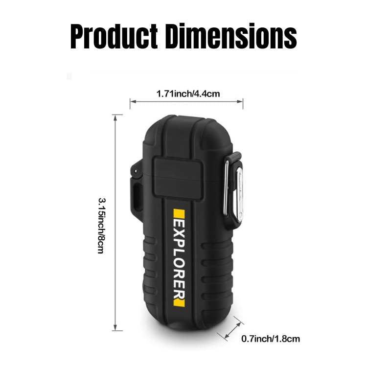 Skorter | Electric Double Arc Lighter | Rechargeable, Windproof & Ideal for Camping and Outdoor Adventures