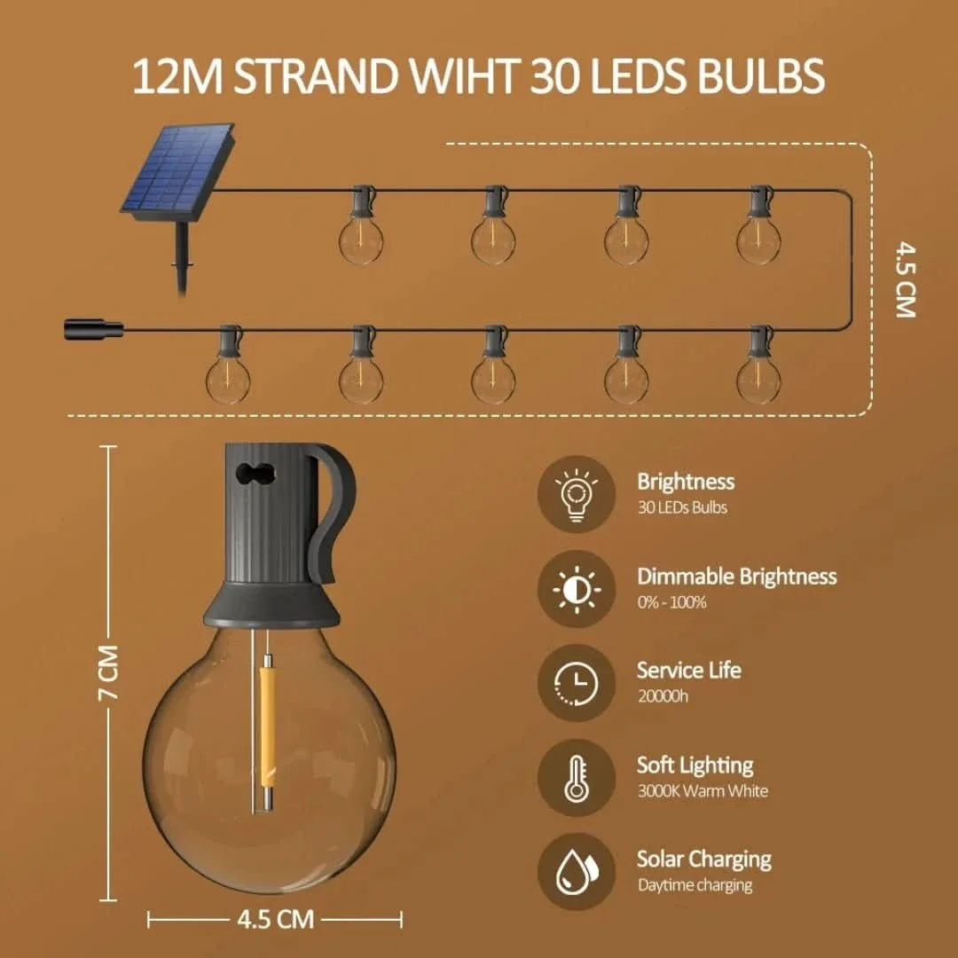 Skorter | Sunglow | Solar Led Light Chain
