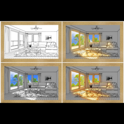 Skorter | Creative DIY Sunlight Painting Night Light