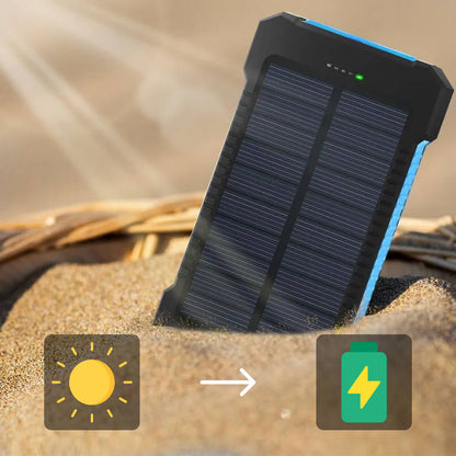 Skorter | SUNVAULT MAX – Waterproof Solar Power Bank with 30000mAh Capacity