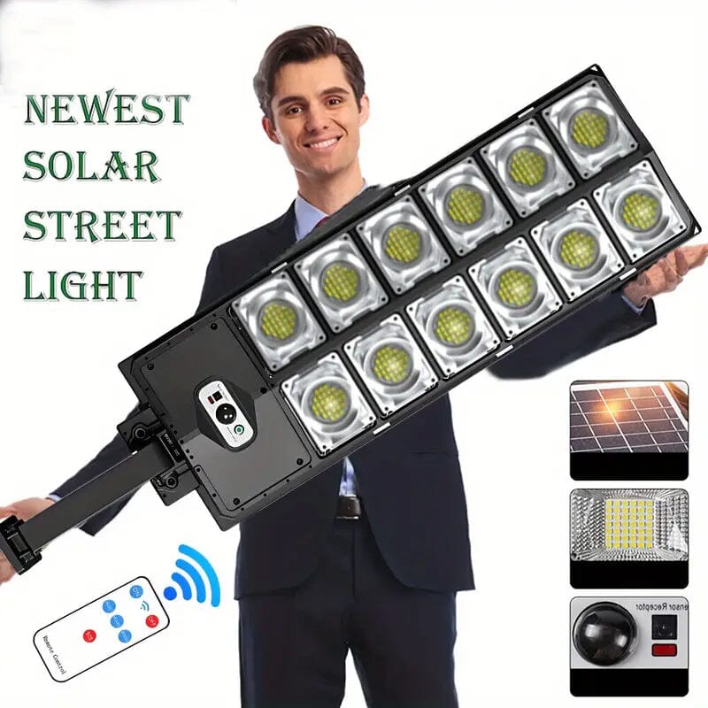 Skorter | Super Bright 360 LED 3 Speeds Double Row Solar Light