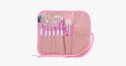 Skorter | 7-piece pink brush set – makeup brushes for a flawless look