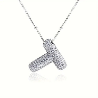 Skorter | Alphabet-Diamond-Pendant-Necklace