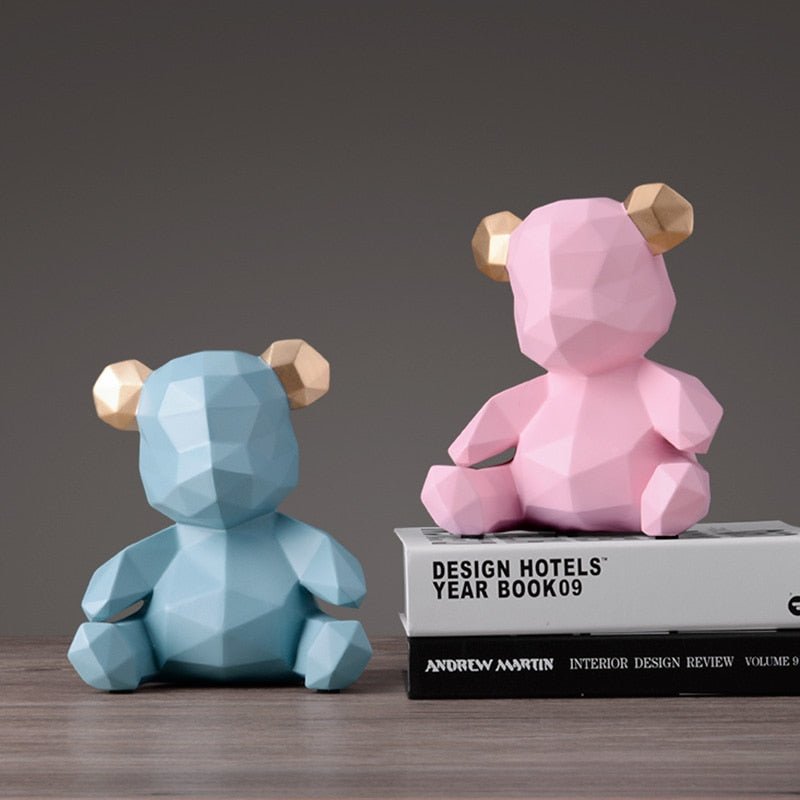 Teddy Piggy Bank Figurine - SKØRTER