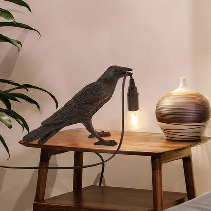 Skorter | The Gothic Crow USB Port Lamp