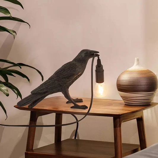 Skorter | The Gothic Crow USB Port Lamp