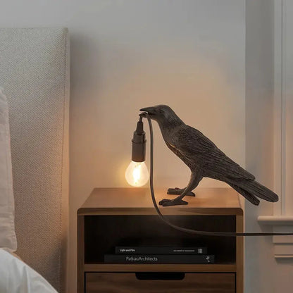 Skorter | The Gothic Crow USB Port Lamp