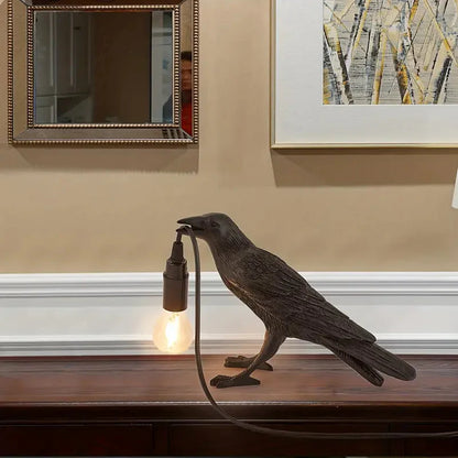 Skorter | The Gothic Crow USB Port Lamp