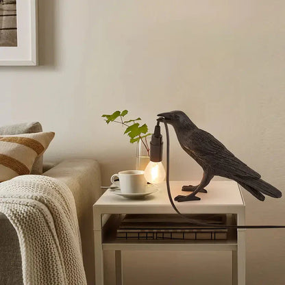 Skorter | The Gothic Crow USB Port Lamp