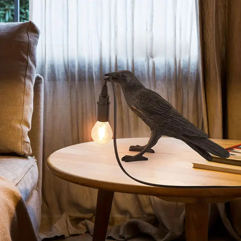 Skorter | The Gothic Crow USB Port Lamp