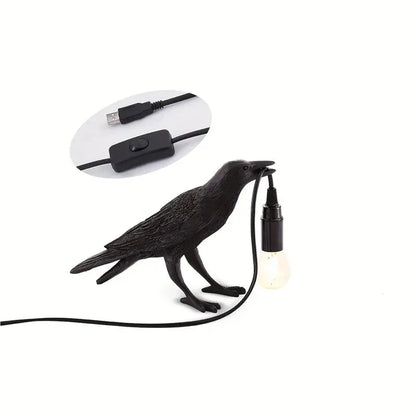 Skorter | The Gothic Crow USB Port Lamp