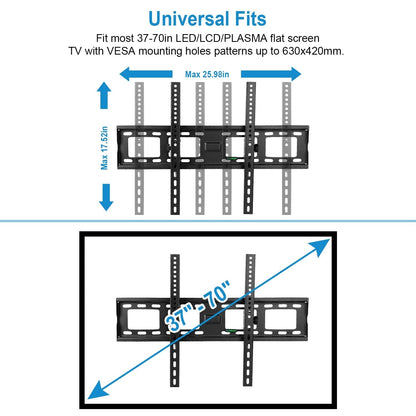 Skorter | Tilt TV Wall Mount Bracket for 37"-70" LED/LCD/PLASMA Flat TV