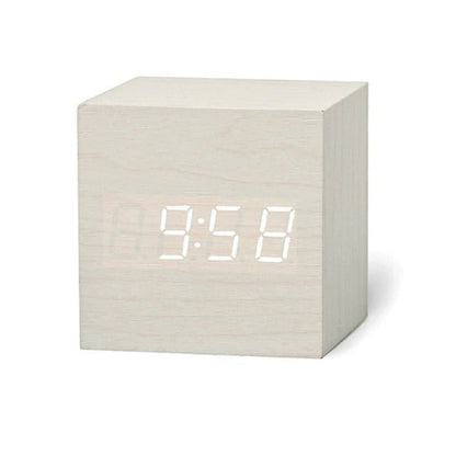 Skorter | ZENICUBE – Minimalist LED Alarm Clock with Time, Date & Temperature Display