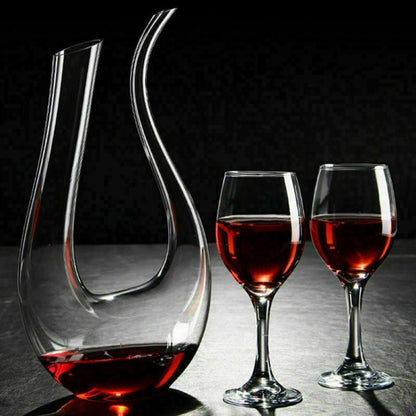 Skorter | Crystal U-shaped Wine Decanter