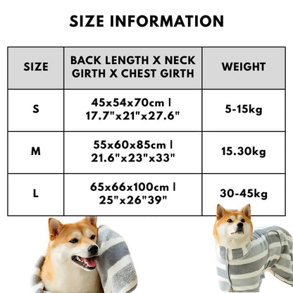 Skorter | Gentle Touch Dog Drying Towel Robe