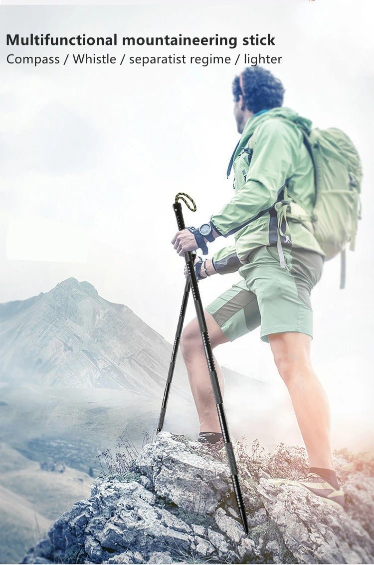 Skorter | Trailforce – Multifunktionell taktisk vandringsstav för överlevnad och äventyr 