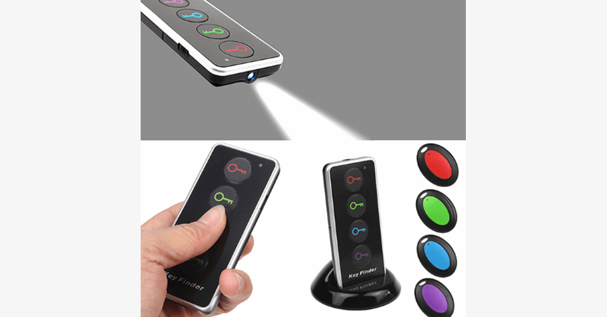 Skorter | Anti-Transmission Device for Keys and Wallet with 4-in-1 LED Wireless Remote Control