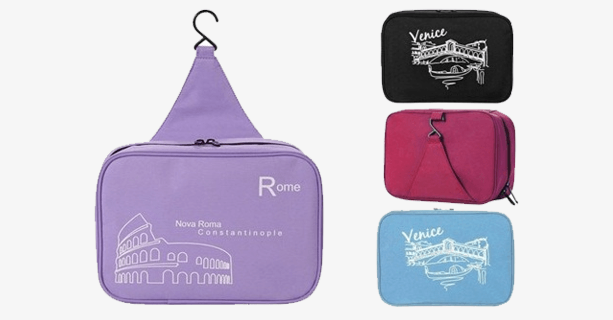 Skorter | Cosmetic Bag Toiletry Bags - Travel Hanging Bag Waterproof Compact Hanging Personal Care Hygiene Bag