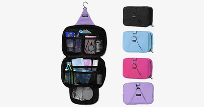 Skorter | Cosmetic Bag Toiletry Bags - Travel Hanging Bag Waterproof Compact Hanging Personal Care Hygiene Bag