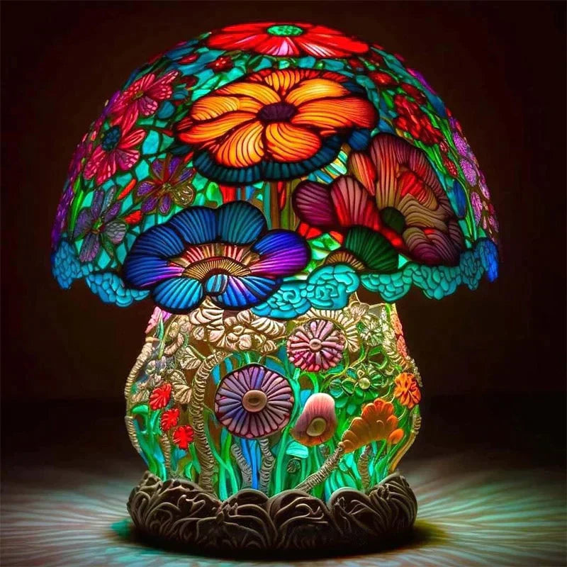 Skorter | Stained Glass Art Table Lamp – Elegant Decorative Lighting