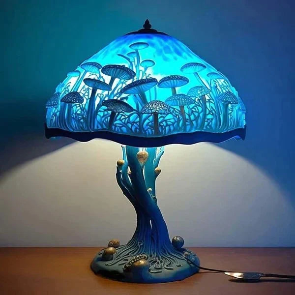 Skorter | Stained Glass Art Table Lamp – Elegant Decorative Lighting