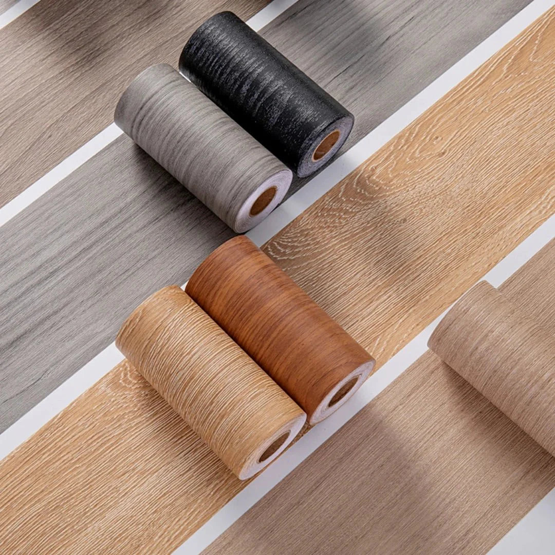 Skorter | CasaForm Premium Skirting Trim | Durable PVC wood grain wall base stickers for modern decoration