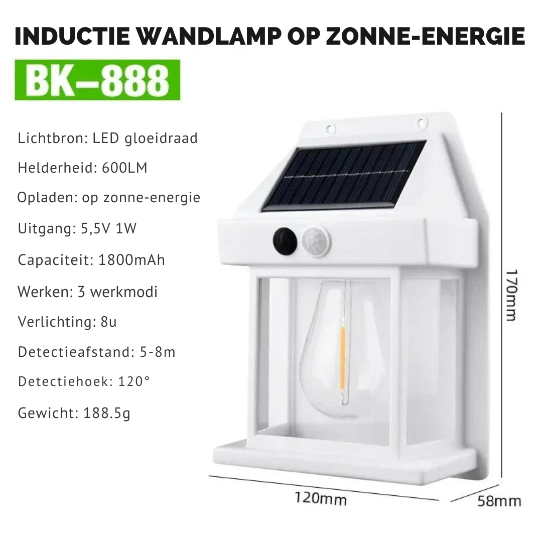 Skorter | Solar-powered wall lamp | Outdoor