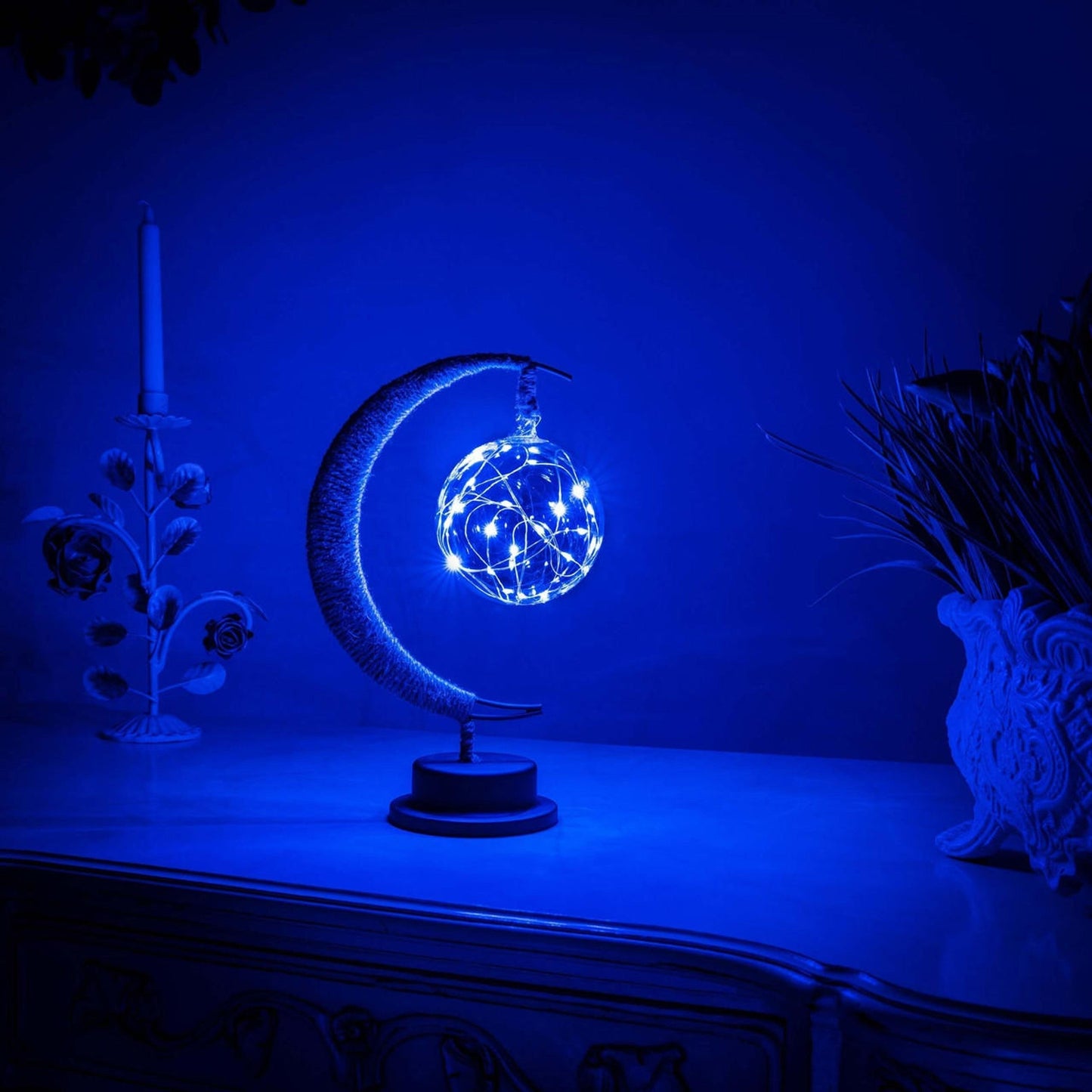 Skorter | LED Lunar Lamp - Enchanted Moon Night Light for Bedroom, Nursery & Home Decor