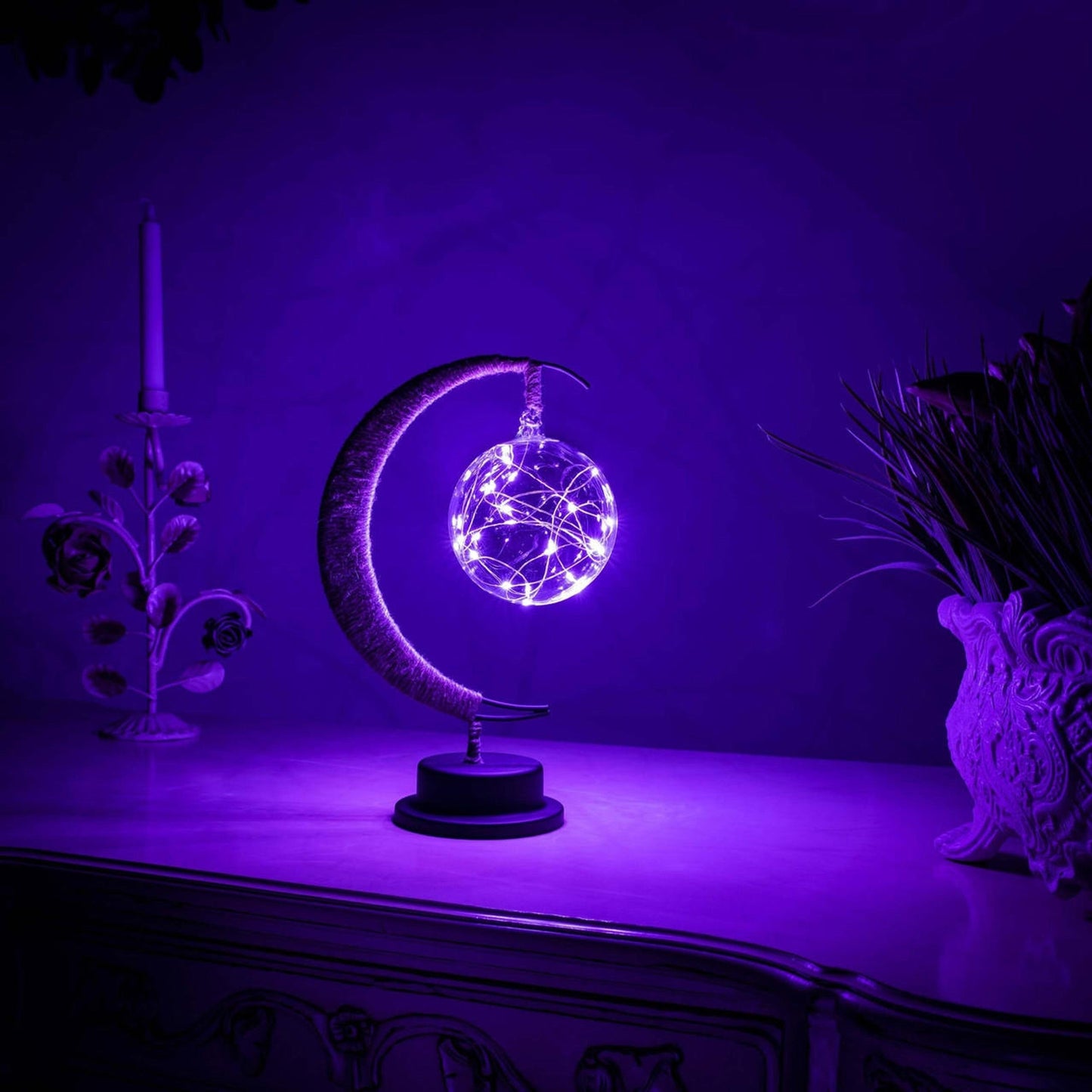 Skorter | LED Lunar Lamp - Enchanted Moon Night Light for Bedroom, Nursery & Home Decor