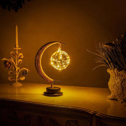 Skorter | LED Lunar Lamp - Enchanted Moon Night Light for Bedroom, Nursery & Home Decor