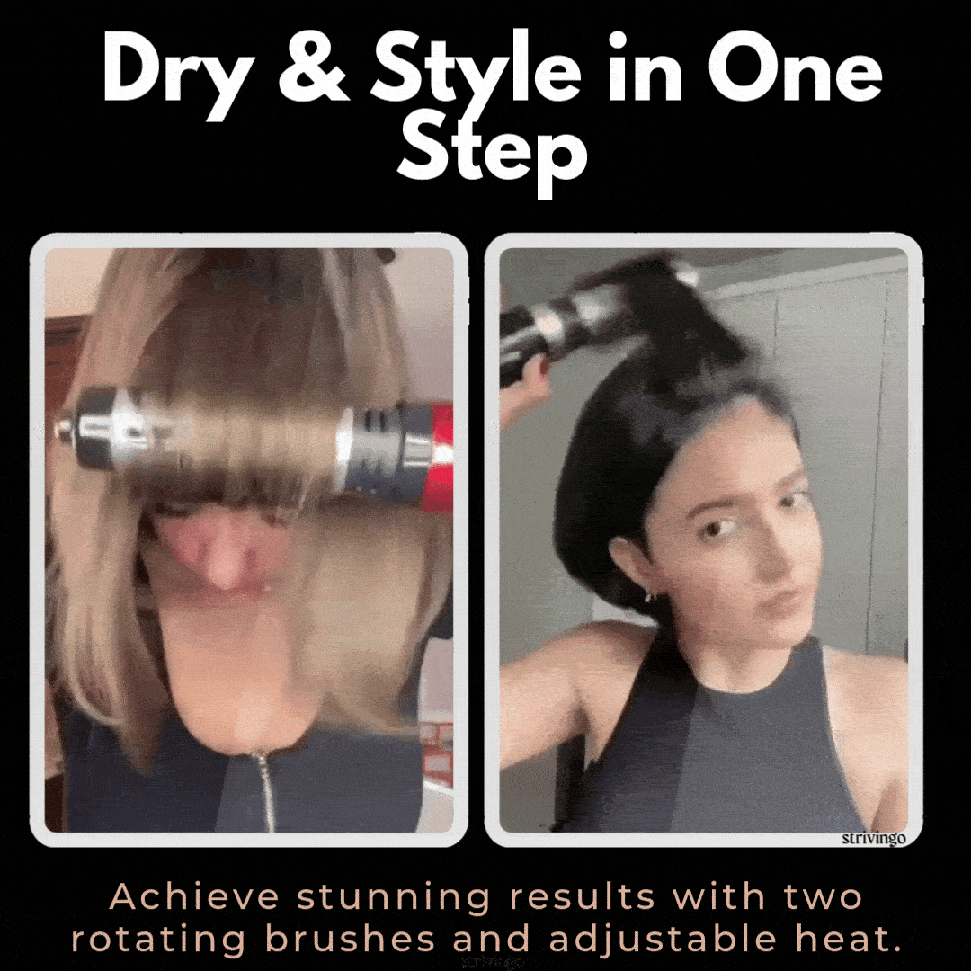 Skorter | Driwave 2-in-1 Rotating Hair Dryer and Styler