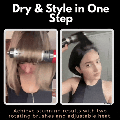 Skorter | Driwave 2-in-1 Rotating Hair Dryer and Styler
