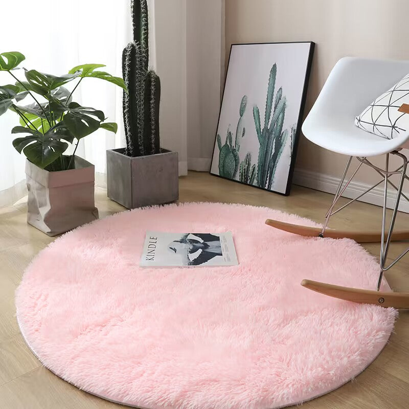 Skorter | Cozy soft round rug