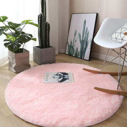 Skorter | Cozy soft round rug