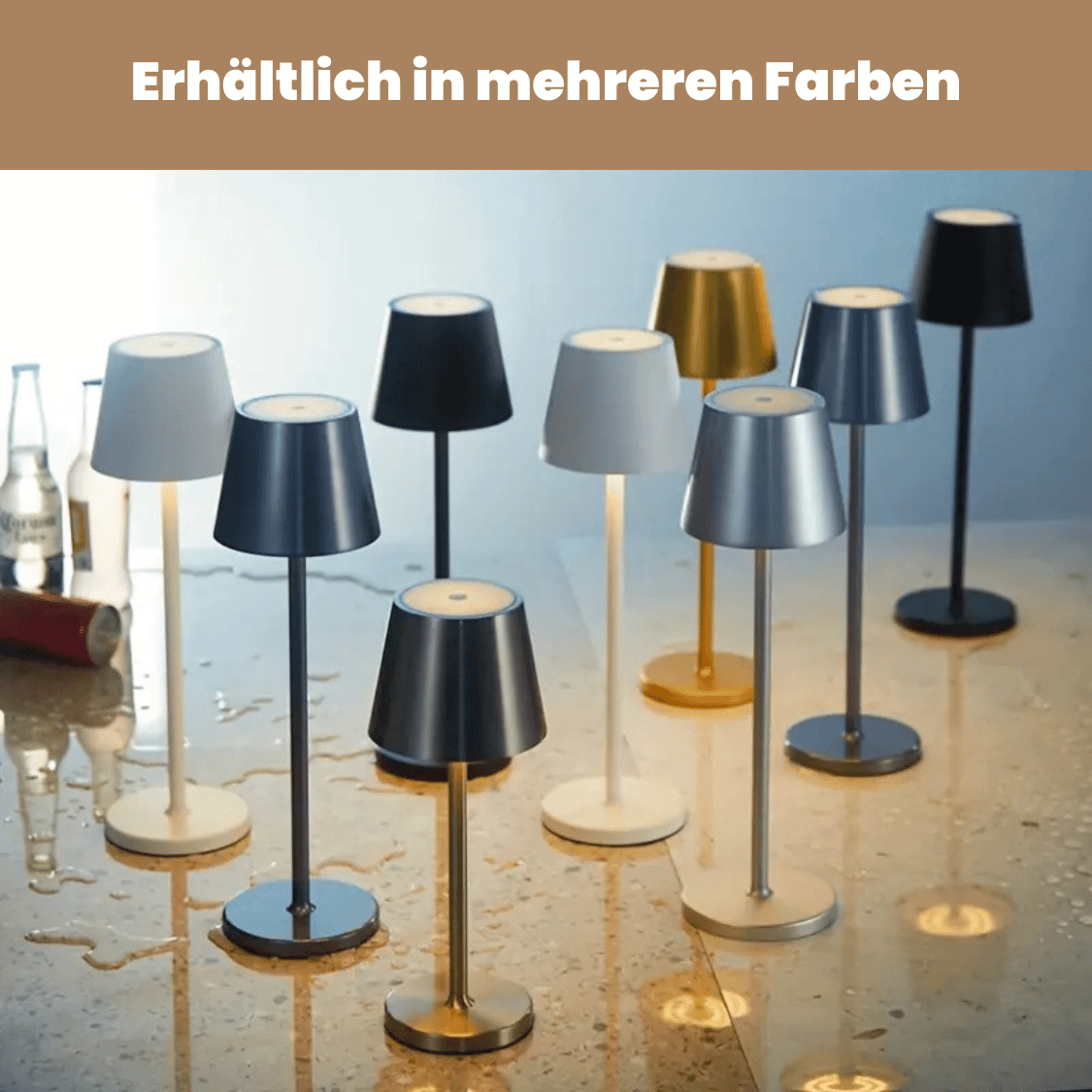 Skorter | LED Table Lamp – Wireless, Touch Control & Dimmable Light