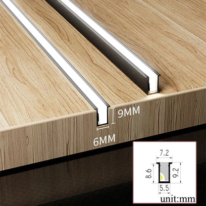 Skorter | Ultra Thin LED Under Cabinet Light Bar | Customizable Length, Energy Efficient & Ideal for Kitchen and Living Room Lighting