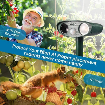 Ultrasonic Deer Repeller - Pack Of 4 Solar Powered - Get Rid of Deer in 48 Hours - SKØRTER
