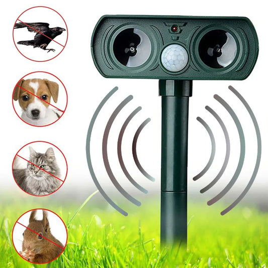 Skorter | Crittershield Solar Ultrasonic Bird & Animal Repeller