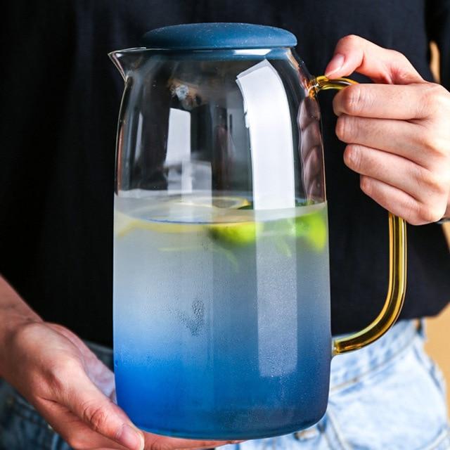 Skorter | Blue Ombre Glass Jug Set