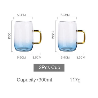 Skorter | Blue Ombre Glass Jug Set