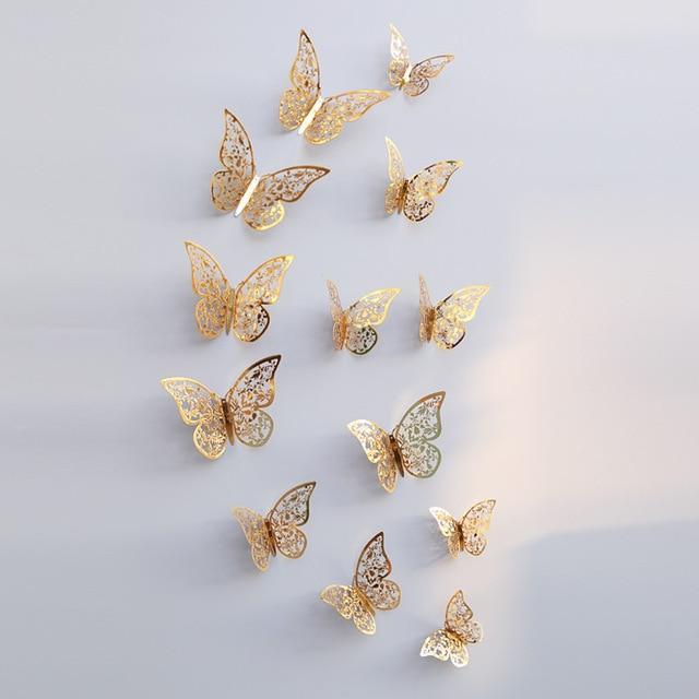 Skorter | ButterflyGlow 3D Butterfly Decoration | Wall Decoration | Spring & Summer | Classic & Modern