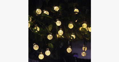 Skorter | Solar-powered LED crystal ball lights - Stylishly decorate!