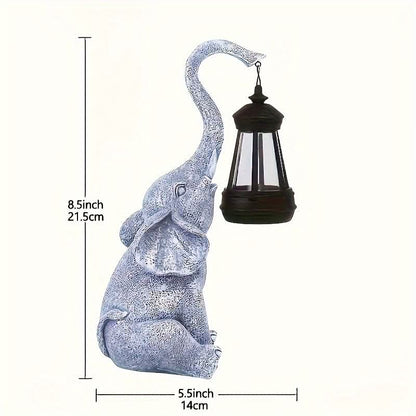 Skorter | Solar Elephant Garden Lamp – Warm Ambient Light