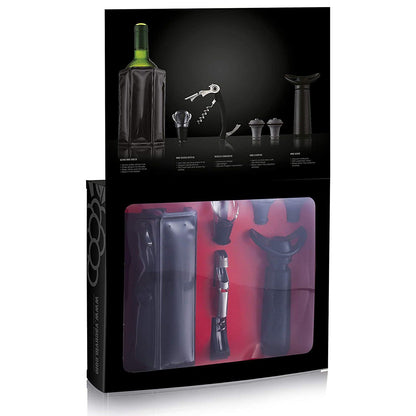 Skorter | Vacu Vin Wine Reduction Pump with 2 Vacuum Bottle Stoppers